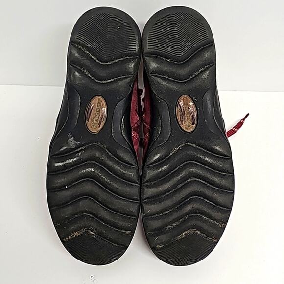 Earth Origins Womens Crowley Maroon Suede Lace Up Ankle Bootie Boot Zip Size 9.5 - Picture 10 of 10